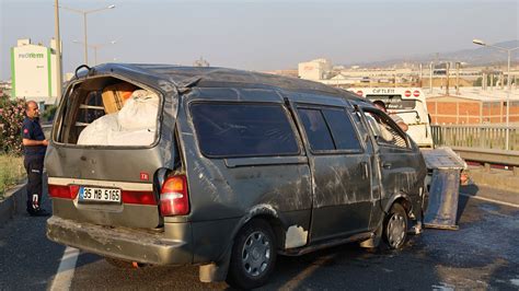 M­a­n­i­s­a­­d­a­ ­m­i­n­i­b­ü­s­ ­d­e­v­r­i­l­d­i­:­ ­7­ ­y­a­r­a­l­ı­